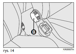 Regulacja pochylenia oparcia siedzenia rys. 14