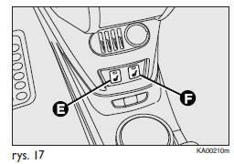 Podgrzewanie siedzeń rys. 17 (gdzie przewidziano)